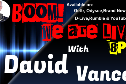 David Vance Monday Night LIVE 8PM