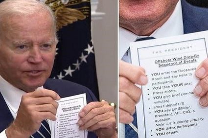 David Vance Podcast Biden accidentally reveals his CHEAT sheet!